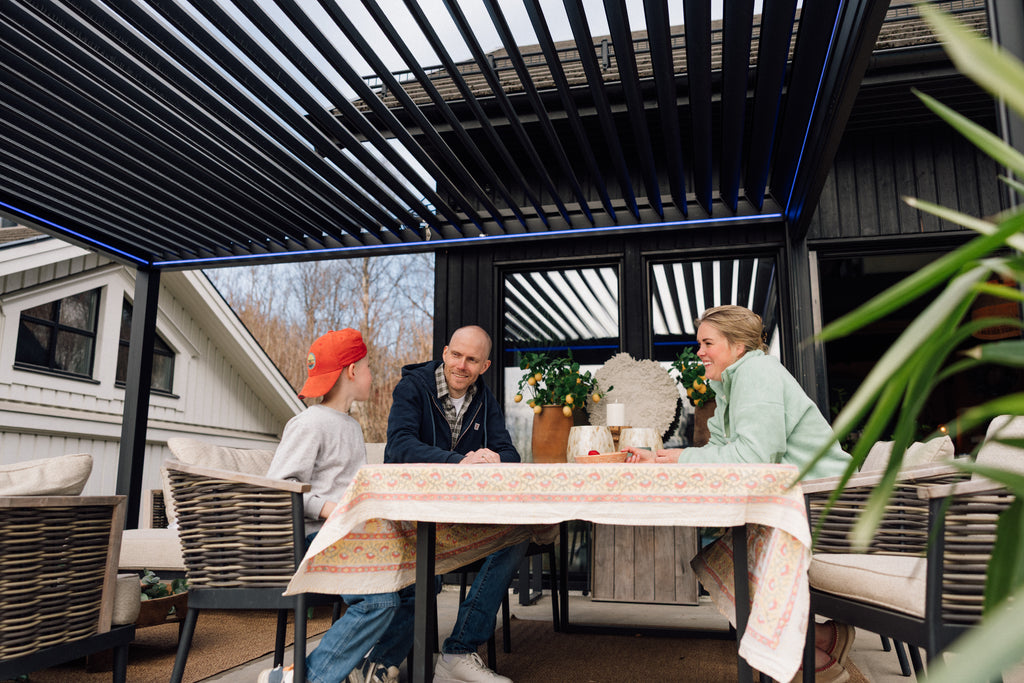 Motorized Zip Screens Pergola Accessory