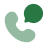 Green phone icon on a white background