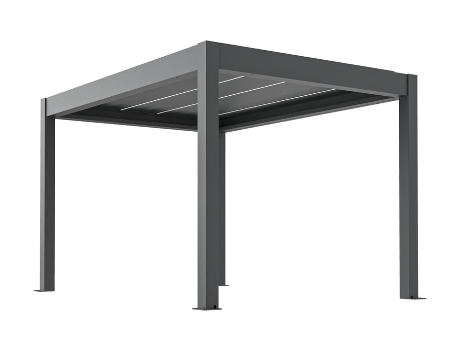 PERGOLUX Pergola 'Skydance' - metal pergola with roof & sides, ideal ...