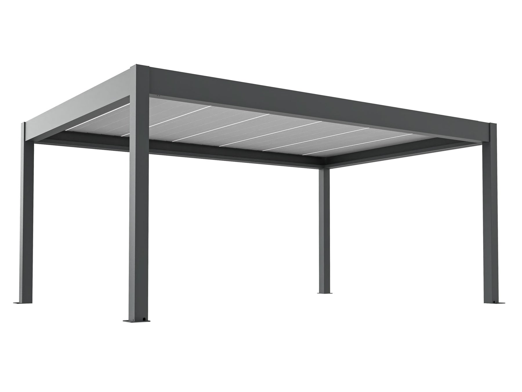 PERGOLUX Pergola 'Skydance' - metal pergola with roof & sides, ideal ...